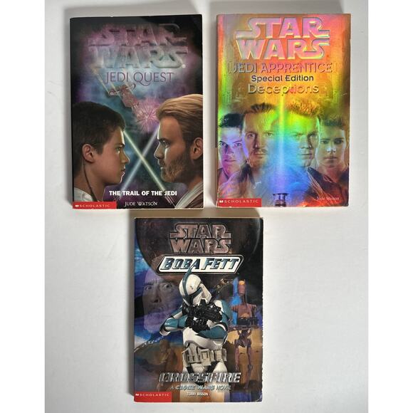 Star Wars Jedi Apprentice Special Edition Deception Jude Watson Lot Of 3 - Picture 1 of 9